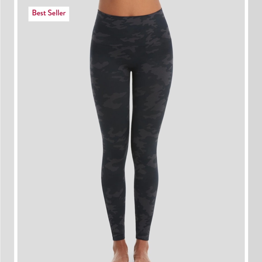 Spanx camo print seamless leggings